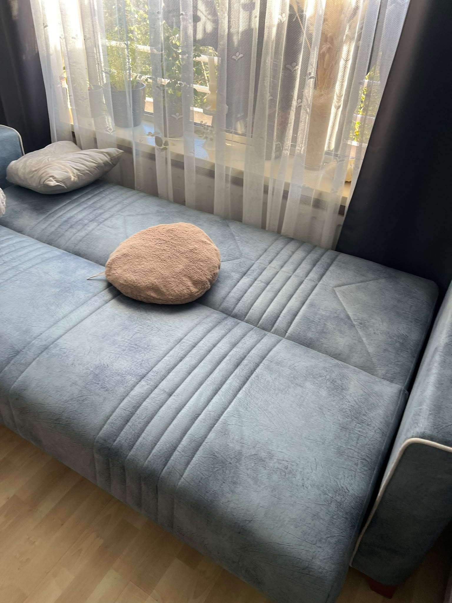 Slaapbank met Opbergruimte — Blauw Grijs